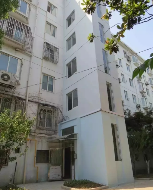 江阴虹桥五村58幢加装电梯